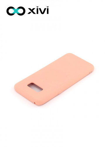 Накладка задняя Xivi для SAMSUNG Galaxy S8, Silicon Case, силикон, матовая, №39, цвет бежевый 4