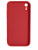 Накладка задняя для iPhone XR, Soft Touch, бархат, силикон, красный, в техпаке