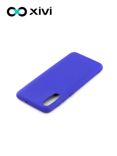 Накладка задняя Xivi для SAMSUNG Galaxy A50 A30S A50S, Silicon Case, силикон, матовая, №47, цвет синий 4