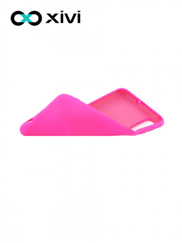 Накладка задняя Xivi для SAMSUNG Galaxy A50 A30S A50S, Silicon Case, силикон, матовая, №64, цвет фуксия 6