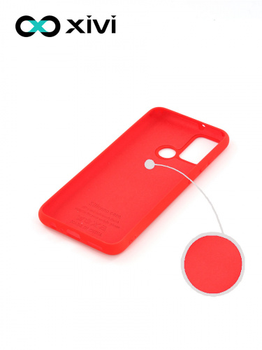 Накладка задняя Xivi для HUAWEI Honor 9A, Silicon Case, силикон, матовая, №4, цвет морковный 2