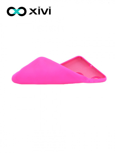 Накладка задняя Xivi для HUAWEI P30 Lite Nova 4E, Silicon Case, силикон, матовая, №64, цвет фуксия 6