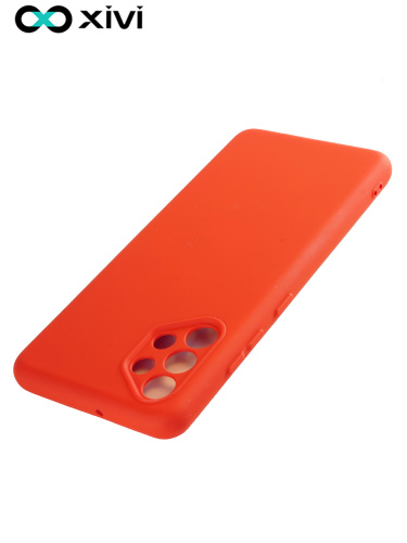 Накладка задняя Xivi для SAMSUNG  Galaxy A32 (2023), Silicon Case, силикон, матовая, №4, цвет морковный