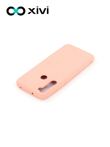 Накладка задняя Xivi для XIAOMI Redmi Note 8T, Silicon Case, силикон, матовая, №39, цвет бежевый 4