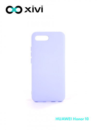 Накладка задняя Xivi для HUAWEI Honor 10, Silicon Case, силикон, матовая, №11, цвет лавандовый 1