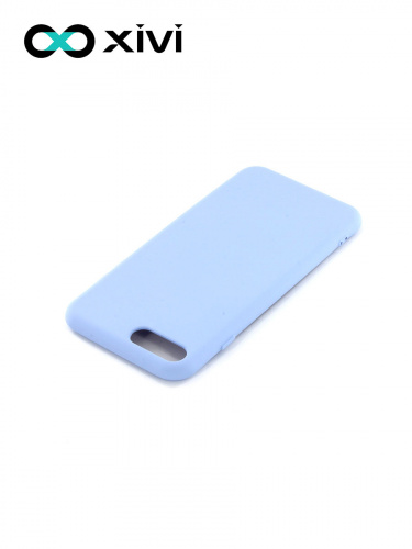 Накладка задняя Xivi для APPLE iPhone 7 8 Plus, Silicon Case, силикон, матовая, №42, цвет сиреневый 4