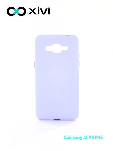 Накладка задняя Xivi для SAMSUNG Galaxy J2 PRIME G530, Silicon Case, силикон, матовая, №11, цвет лавандовый 1