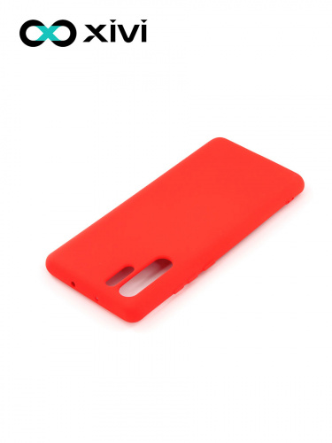 Накладка задняя Xivi для HUAWEI P30 Pro, Silicon Case, силикон, матовая, №4, цвет морковный 4