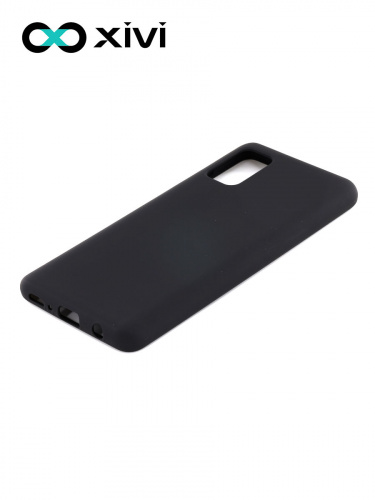 Накладка задняя Xivi для SAMSUNG Galaxy A41, Silicon Case, силикон, матовая, №1, цвет чёрный 3
