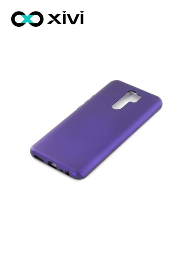 Накладка задняя Xivi для XIAOMI Redmi 9, Silicon Case, силикон, матовая, №17, цвет фиолетовый 3