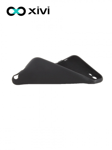 Накладка задняя Xivi для APPLE iPhone 6 6S (4.7), Silicon Case, силикон, матовая, №1, цвет чёрный 6