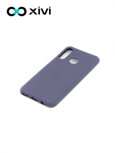 Накладка задняя Xivi для HUAWEI P30 Lite Nova 4E, Silicon Case, силикон, матовая, №2, цвет индиго, тёмный 3