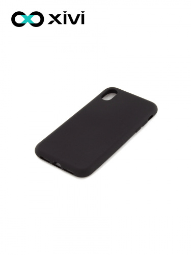 Накладка задняя Xivi для APPLE iPhone XR, Silicon Case, силикон, матовая, №1, цвет чёрный 3