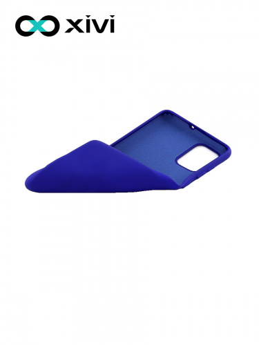 Накладка задняя Xivi для SAMSUNG Galaxy A31, Silicon Case, силикон, матовая, №47, цвет синий 6