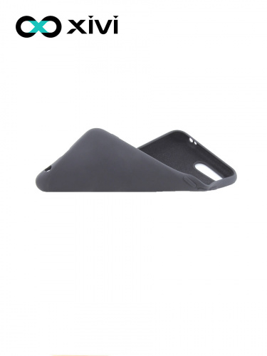 Накладка задняя Xivi для HUAWEI Honor 10, Silicon Case, силикон, матовая, №1, цвет чёрный 6