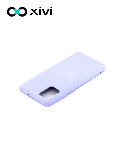 Накладка задняя Xivi для SAMSUNG Galaxy A71 5G, Silicon Case, силикон, матовая, №11, цвет лавандовый 4