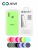 Накладка задняя Xivi для HUAWEI P Smart (2019), Silicon Case, силикон, матовая, №61, цвет салатовый 5