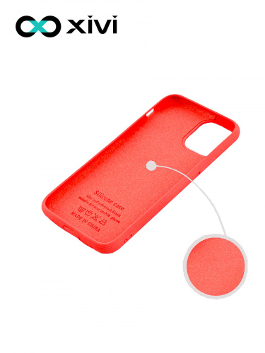Накладка задняя Xivi для APPLE iPhone 11 Pro, Silicon Case, силикон, матовая, №4, цвет морковный 2