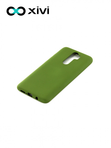 Накладка задняя Xivi для XIAOMI REDMI NOTE 8 PRO, Silicon Case, силикон, матовая, №57, цвет зелёный 3