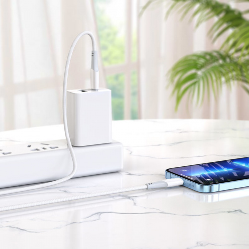 hoco-x70-ferry-pd-charging-data-cable-type-c-to-lightning-interior-white