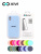 Накладка задняя Xivi для APPLE iPhone X XS, Silicon Case, силикон, матовая, №42, цвет сиреневый 5