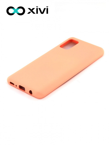 Накладка задняя Xivi для SAMSUNG Galaxy A41, Silicon Case, силикон, матовая, №30, цвет розовый 3