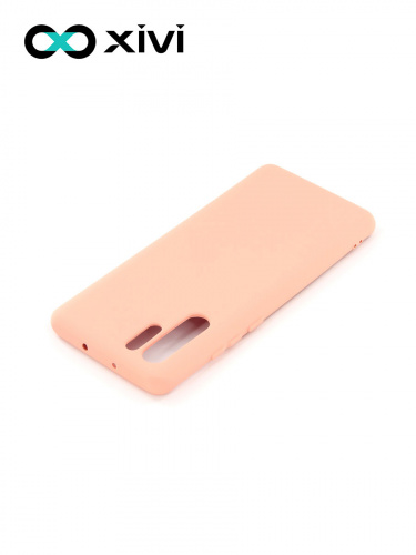 Накладка задняя Xivi для HUAWEI P30 Pro, Silicon Case, силикон, матовая, №39, цвет бежевый 4