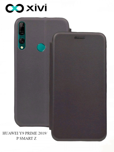Чехол-книжка Xivi для HUAWEI Y9 PRIME 2019P SMART Z, Fashion Case, на магните, экокожа, цвет серый 1