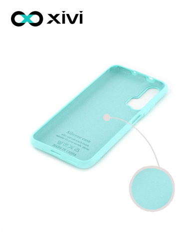 Накладка задняя Xivi для HUAWEI HONOR 20 PRO, Silicon Case, силикон, матовая, №8, цвет голубой 2