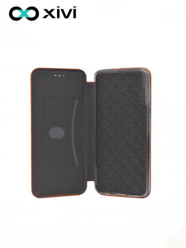 Чехол-книжка Xivi для APPLE iPhone 11 Pro Max, Fashion Case, на магните, экокожа, цвет оранжевый 4
