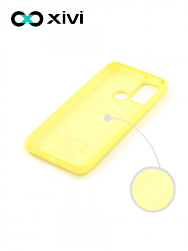 Накладка задняя Xivi для HUAWEI Honor 9A, Silicon Case, силикон, матовая, №41, цвет жёлтый 2