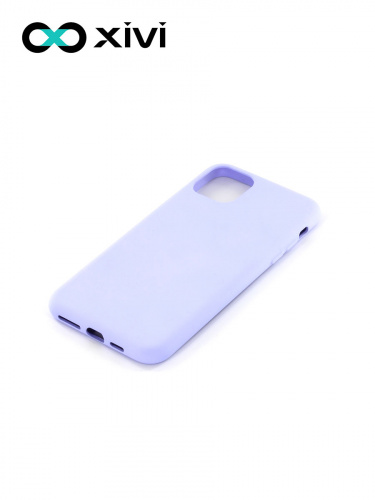 Накладка задняя Xivi для APPLE iPhone 11 Pro Max, Silicon Case, силикон, матовая, №11, цвет лавандовый 3