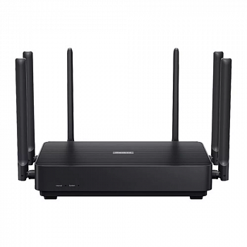 Wi-Fi роутер XIAOMI, Redmi router AX6S, пластик, чёрный