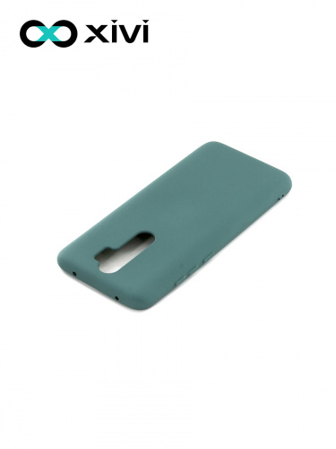 Накладка задняя Xivi для XIAOMI REDMI NOTE 8 PRO, Silicon Case, силикон, матовая, №56, цвет зелёный 4