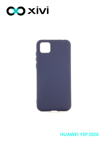 Накладка задняя Xivi для HUAWEI Y5P 2020 HONOR9S, Silicon Case, силикон, матовая, №2, цвет индиго, тёмный 1