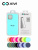Накладка задняя Xivi для APPLE iPhone 12 6.7, Silicon Case, силикон, матовая, №8, цвет голубой 5