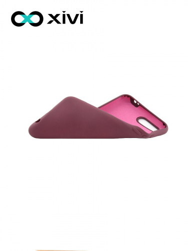 Накладка задняя Xivi для HUAWEI Honor 10, Silicon Case, силикон, матовая, №73, цвет винный 6