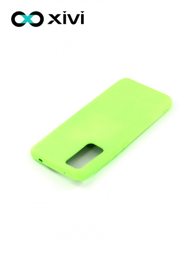 Накладка задняя Xivi для HUAWEI Honor 30 , Silicon Case, силикон, матовая, №61, цвет салатовый 4