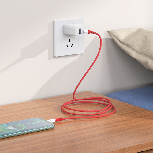 hoco-x70-ferry-60w-charging-data-cable-type-c-to-type-c-interior-red