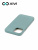 Накладка задняя Xivi для APPLE iPhone 12 6.7, Silicon Case, силикон, матовая, №56, цвет зелёный 4