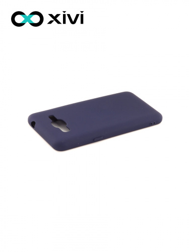 Накладка задняя Xivi для SAMSUNG Galaxy J2 PRIME G530, Silicon Case, силикон, матовая, №2, цвет индиго, тёмный 4