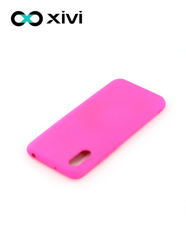 Накладка задняя Xivi для XIAOMI Redmi 9A, Silicon Case, силикон, матовая, №64, цвет фуксия 4