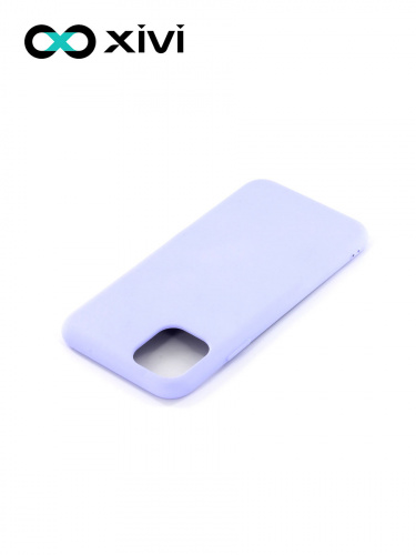 Накладка задняя Xivi для APPLE iPhone 11 Pro Max, Silicon Case, силикон, матовая, №11, цвет лавандовый 4