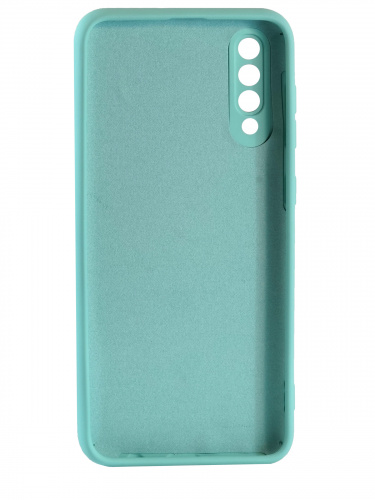 Накладка задняя для SAMSUNG Galaxy A50/A30S/A50S (2019), Soft Touch, 2 мм, силикон, цвет: бирюзовы