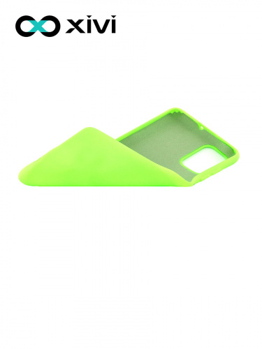 Накладка задняя Xivi для SAMSUNG Galaxy A31, Silicon Case, силикон, матовая, №61, цвет салатовый 6
