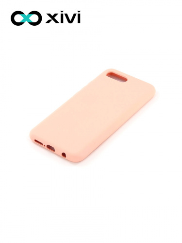 Накладка задняя Xivi для HUAWEI Honor 10, Silicon Case, силикон, матовая, №30, цвет розовый 3
