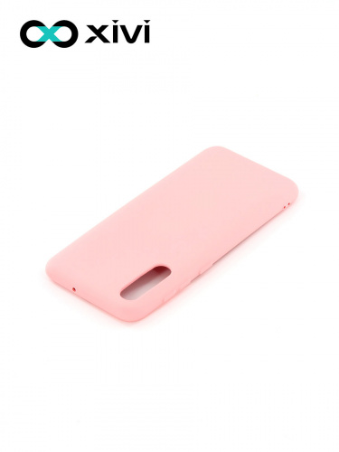 Накладка задняя Xivi для SAMSUNG Galaxy A50 A30S A50S, Silicon Case, силикон, матовая, №19, цвет розовый 4