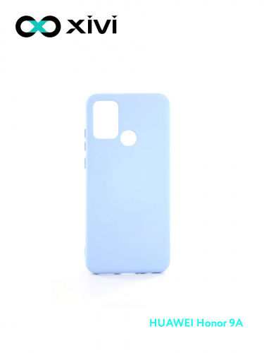 Накладка задняя Xivi для HUAWEI Honor 9A, Silicon Case, силикон, матовая, №42, цвет сиреневый 1