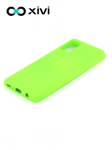 Накладка задняя Xivi для SAMSUNG Galaxy A41, Silicon Case, силикон, матовая, №61, цвет салатовый 3