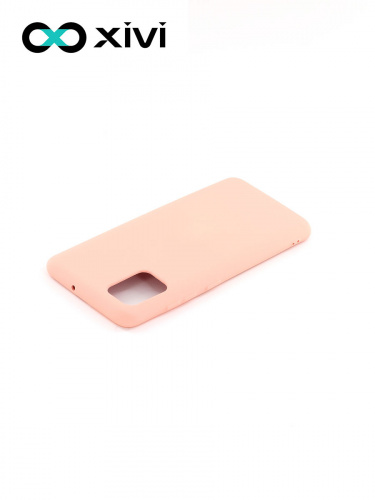 Накладка задняя Xivi для SAMSUNG Galaxy A51 5G, Silicon Case, силикон, матовая, №30, цвет розовый 4